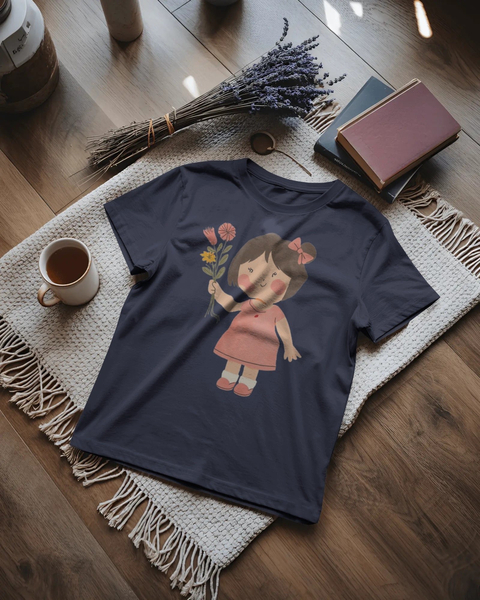 Girl's Tee- Blooming Explorer - Image 3