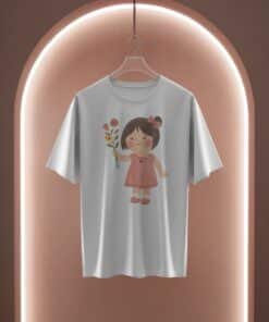 Alternative view of Girl's Tee- Blooming Explorer