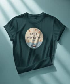 Alternative view of Boy's Tee- Little Wanderer - Sea Surfer