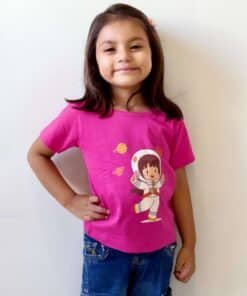 Alternative view of Space Explorer - Girls Crew Neck Tee