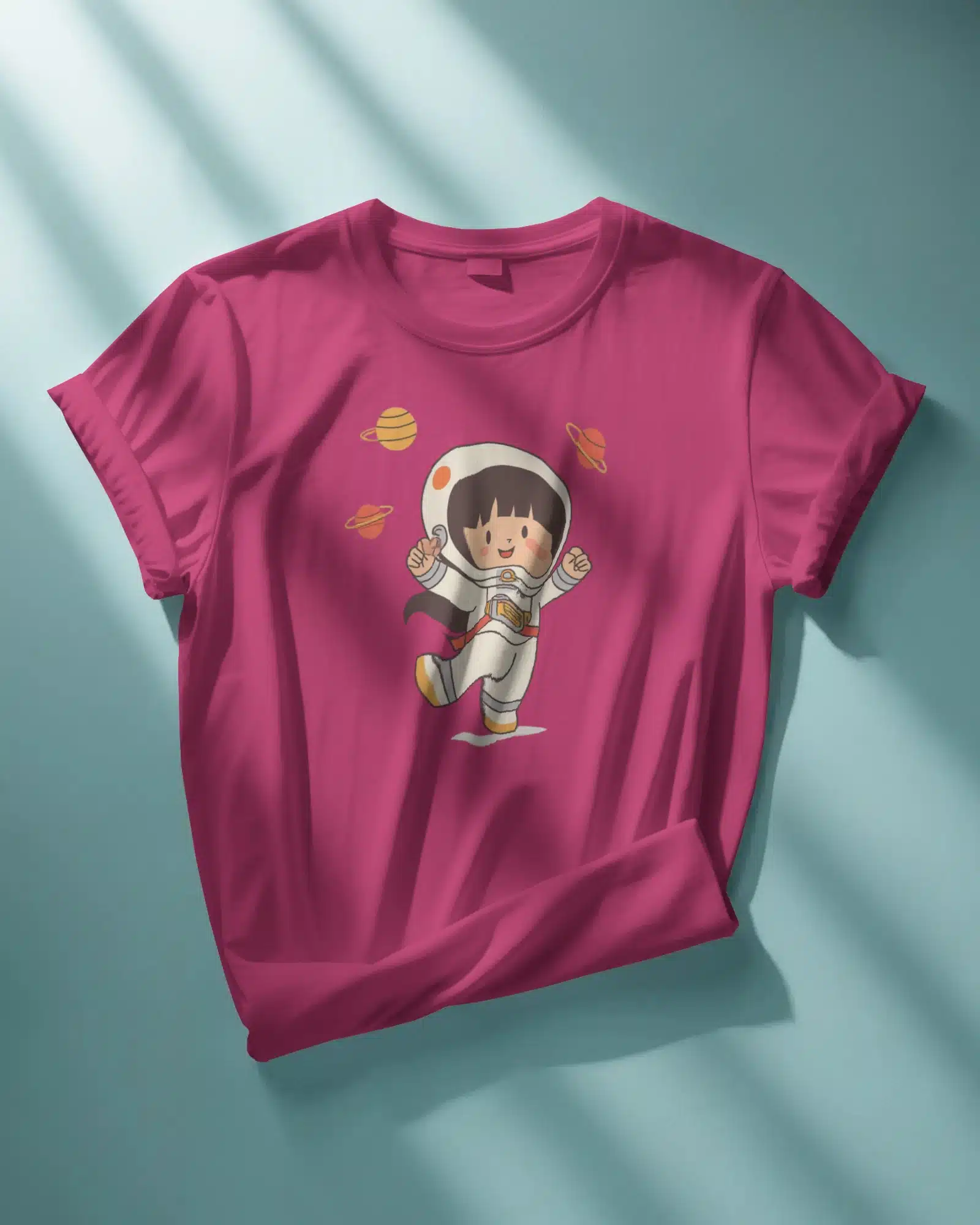 Space Explorer - Girls Crew Neck Tee