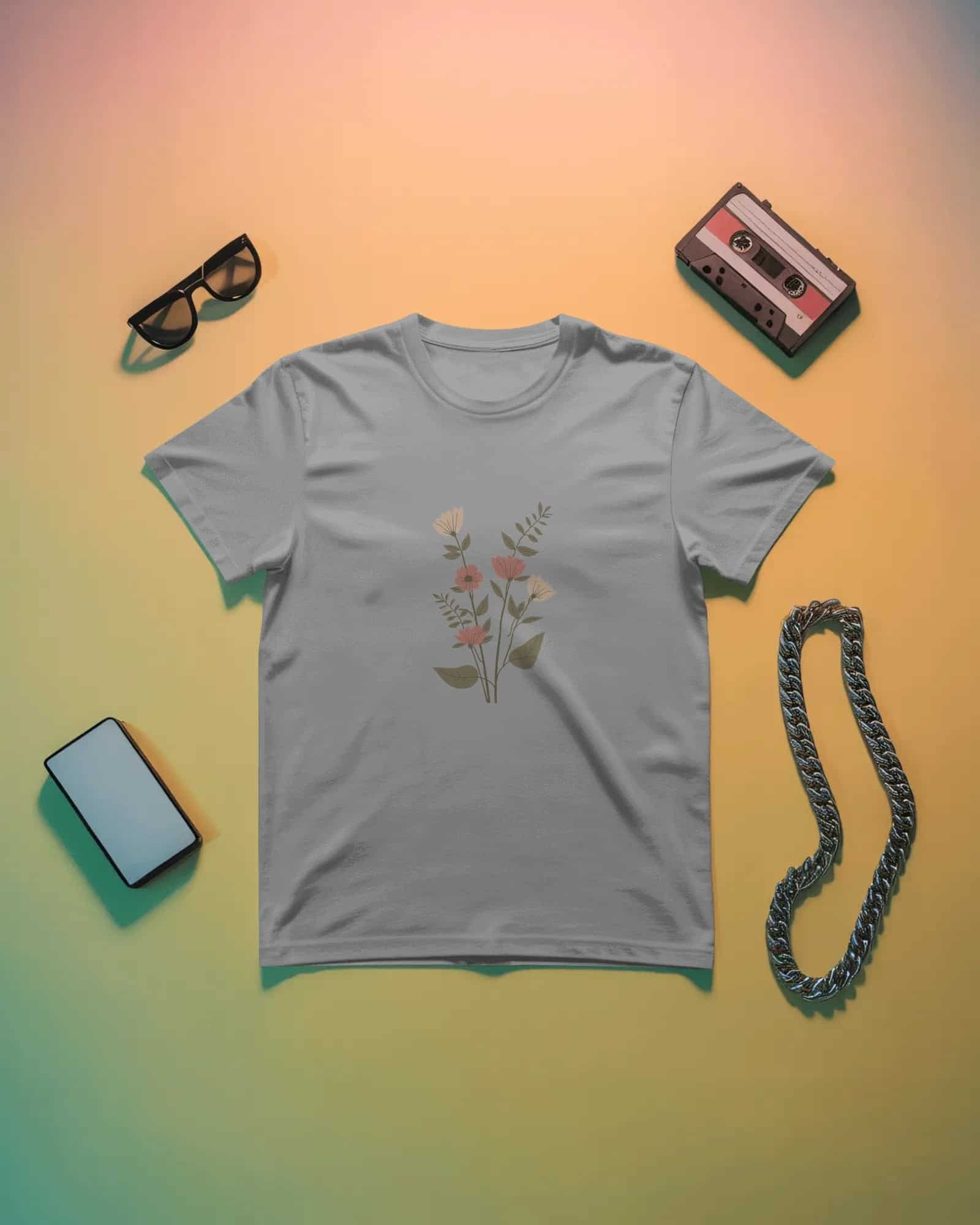 Girl's Tee- Wandering Flower - Image 3