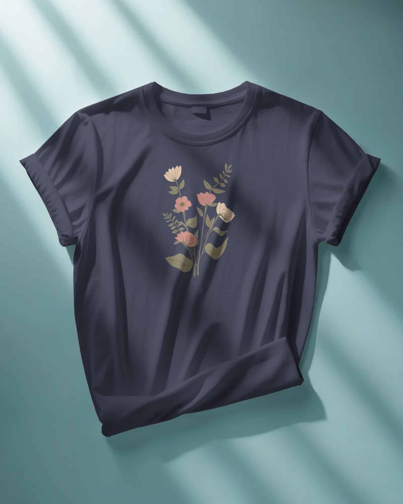 Girl's Tee- Wandering Flower - Image 2